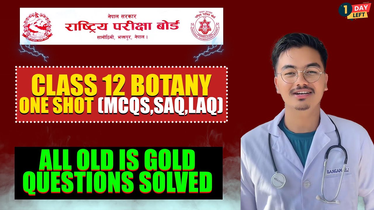 100% Fix Questions 😱From Botany || NEB Class 12 Biology 2082 || Important Questions Of Biology #neb