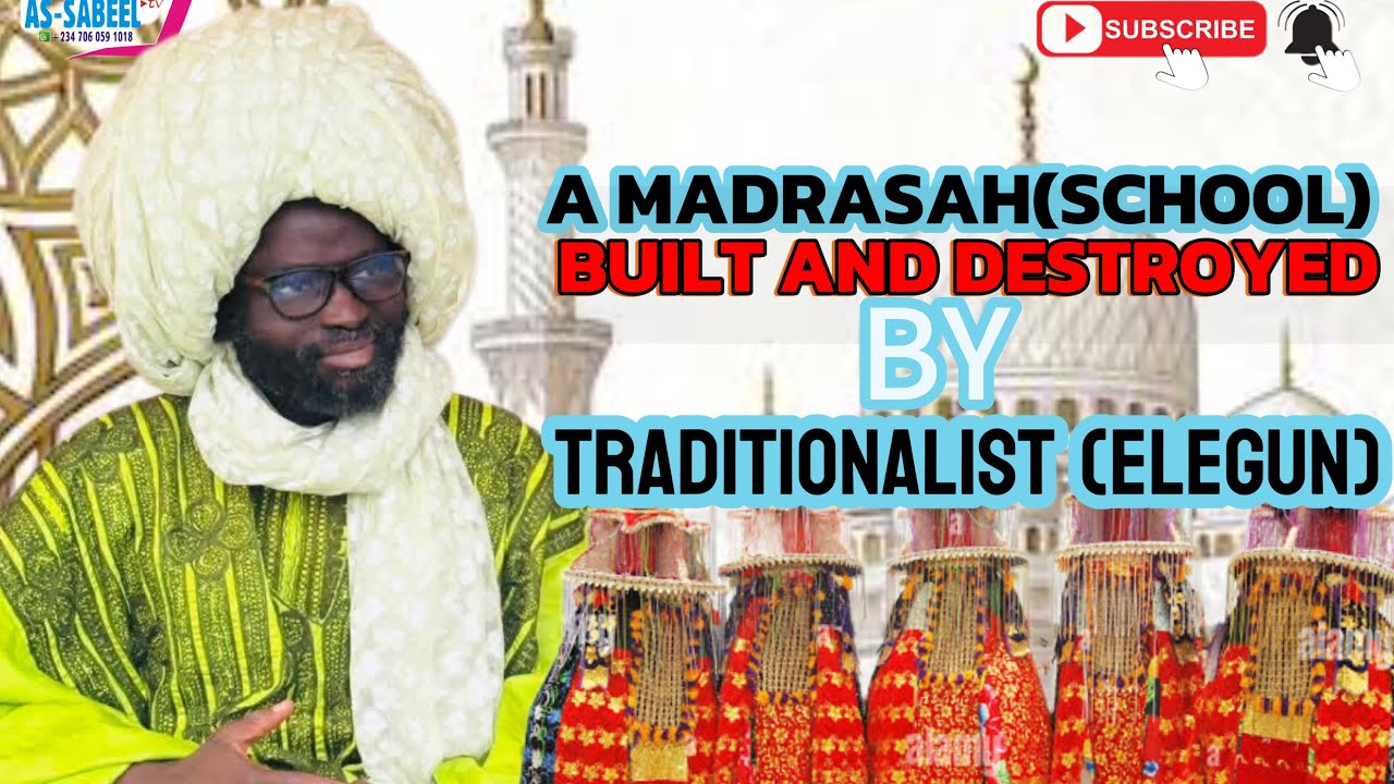 A MADRASAH(SCHOOL)BUILT AND DESTROYED BY TRADITIONALIST (ELEGUN)