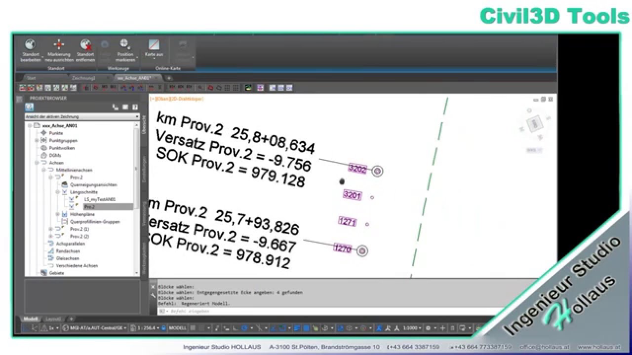 Civil3D Tools BlockExportFromAlignment
