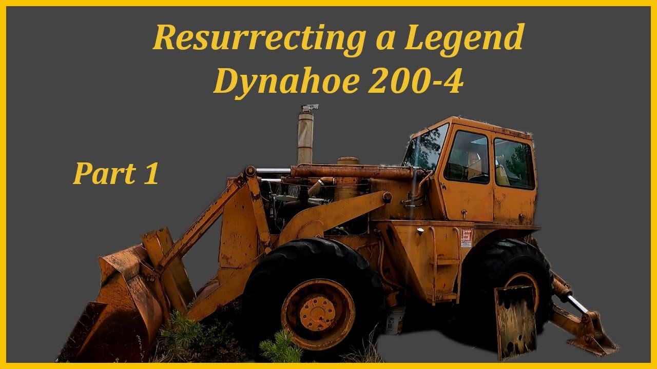 Dynahoe 200-4 with a Detroit 4-71 two stroke, will it live again? Part 1