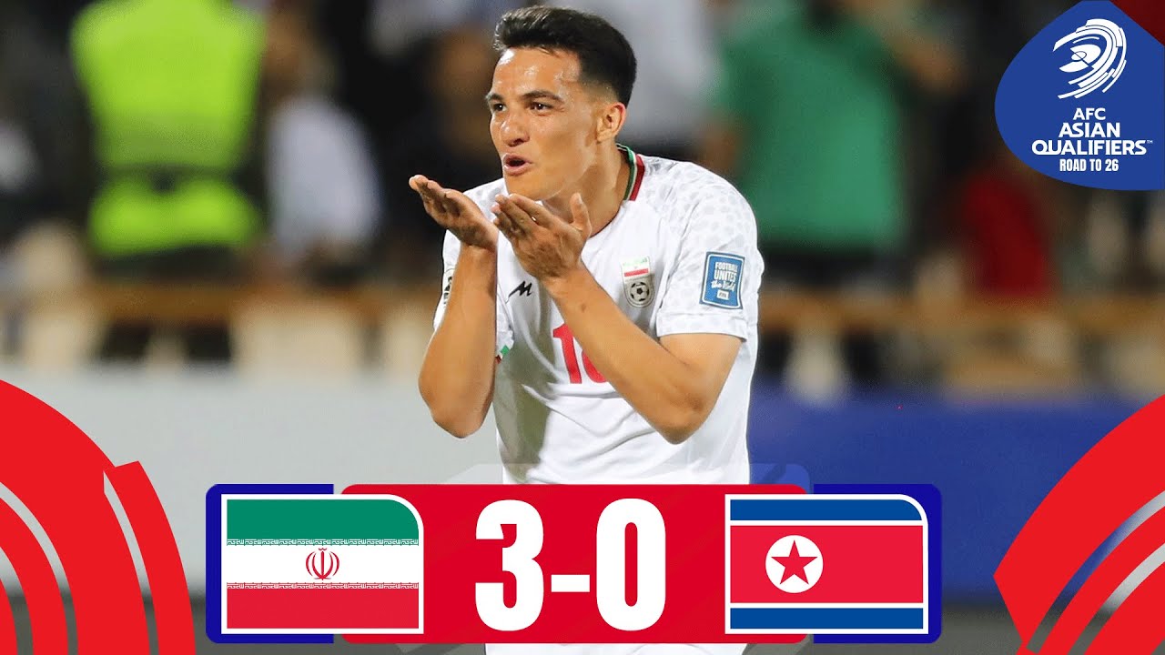 Group A belongs to Team Melli! | IR Iran - DPR Korea | Highlights #AsianQualifiers - Road To 26