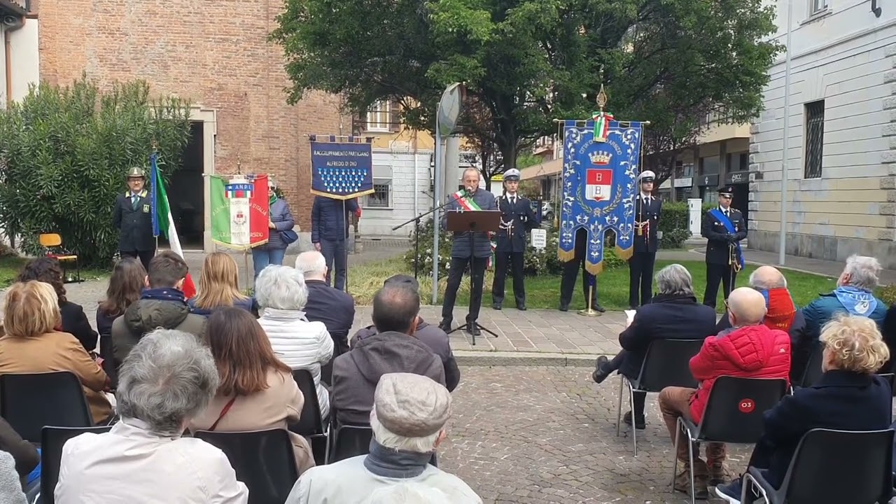 25 Aprile a Busto Arsizio. Il discorso del sindaco Antonelli