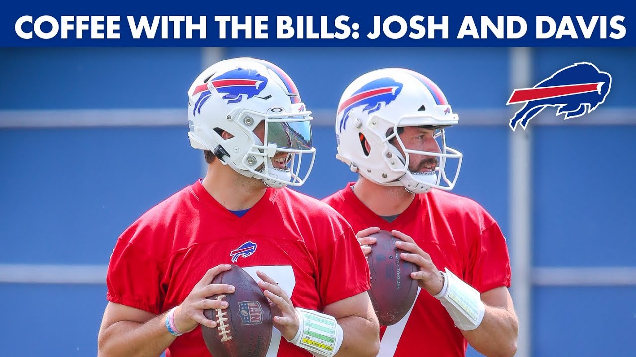 Josh Allen and Davis Webb Discuss Their Favorite Foods and Superheroes |  Coffee With the Bills