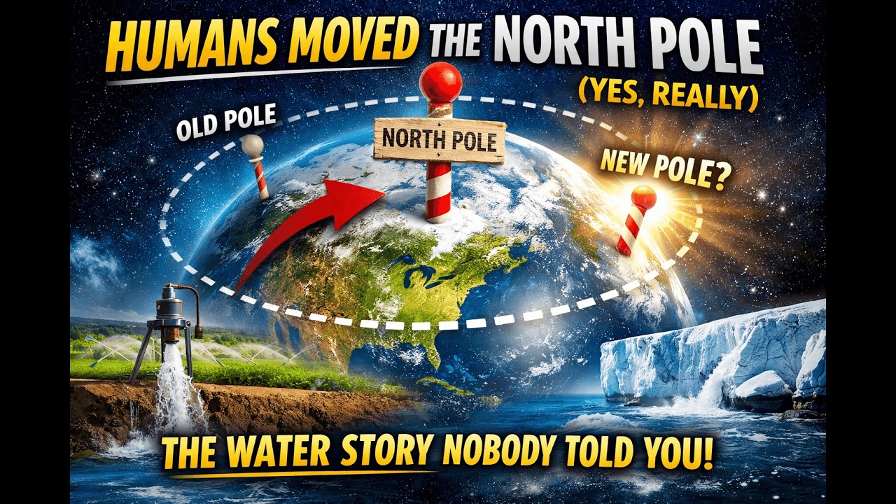 Humans Moved the North Pole (Yes, Really) — The Water Story Nobody Told You