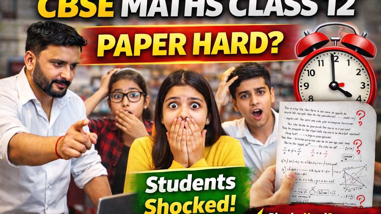 Cbse Class 12 Maths Students Paper Reaction 