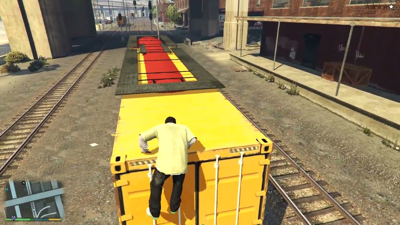 100% Way to stop the train in GTA 5! Don't clickbait!!!