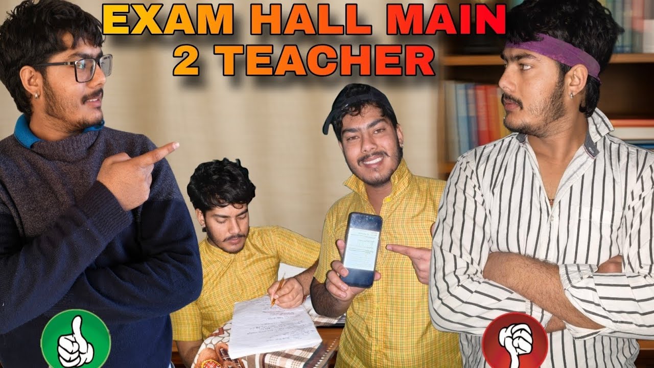 Exam Hall Ke 2 Teacher/ Funny Video | FUNNZAP 
