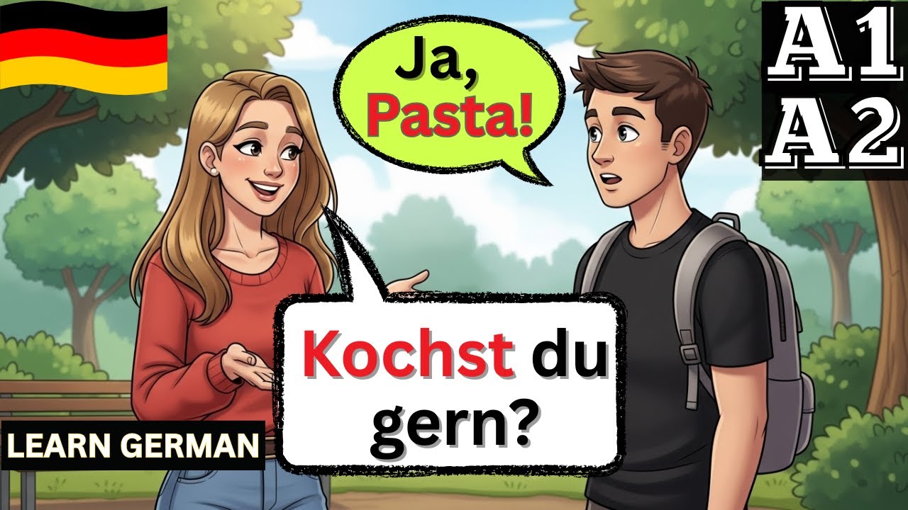 Easy German A1-A2 Conversation 💬 | Talking About Hobbies in German