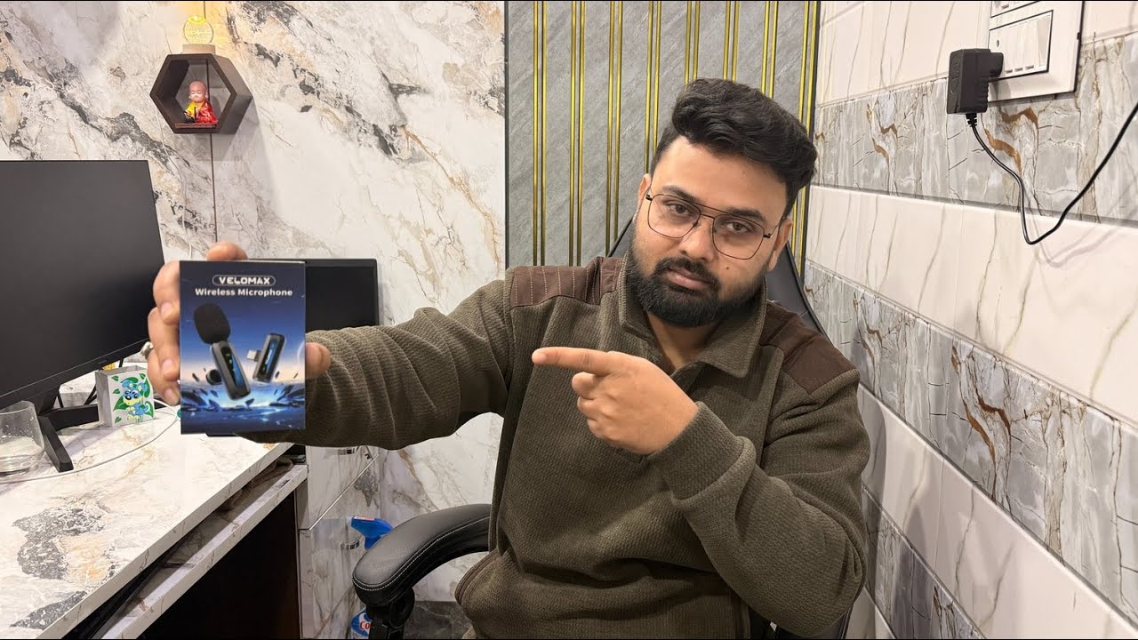 VELOMAX Wireless Mic For YouTube 🎤⚡| Clear Audio @626 Rupees 🔥 | Honest Review