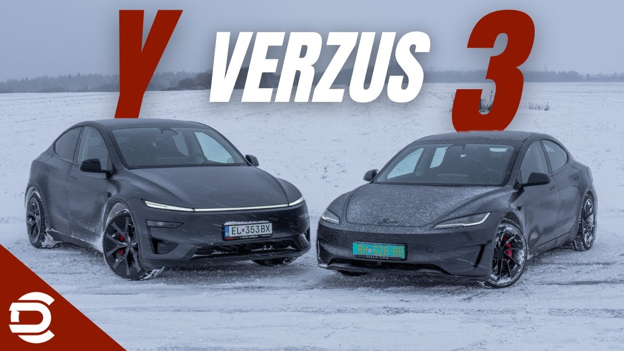 Ktorá sa Oplatí Viac? 2025 Tesla Model 3 VS Tesla Model Y Performance TEST - Dominiccars.sk