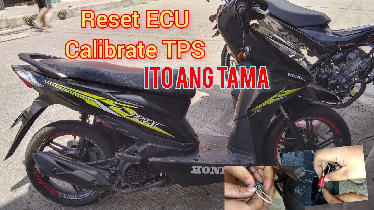 honda beat fi ecu reset and tps calibration | ito ang tamang pag reset at pag calibrate | palyado