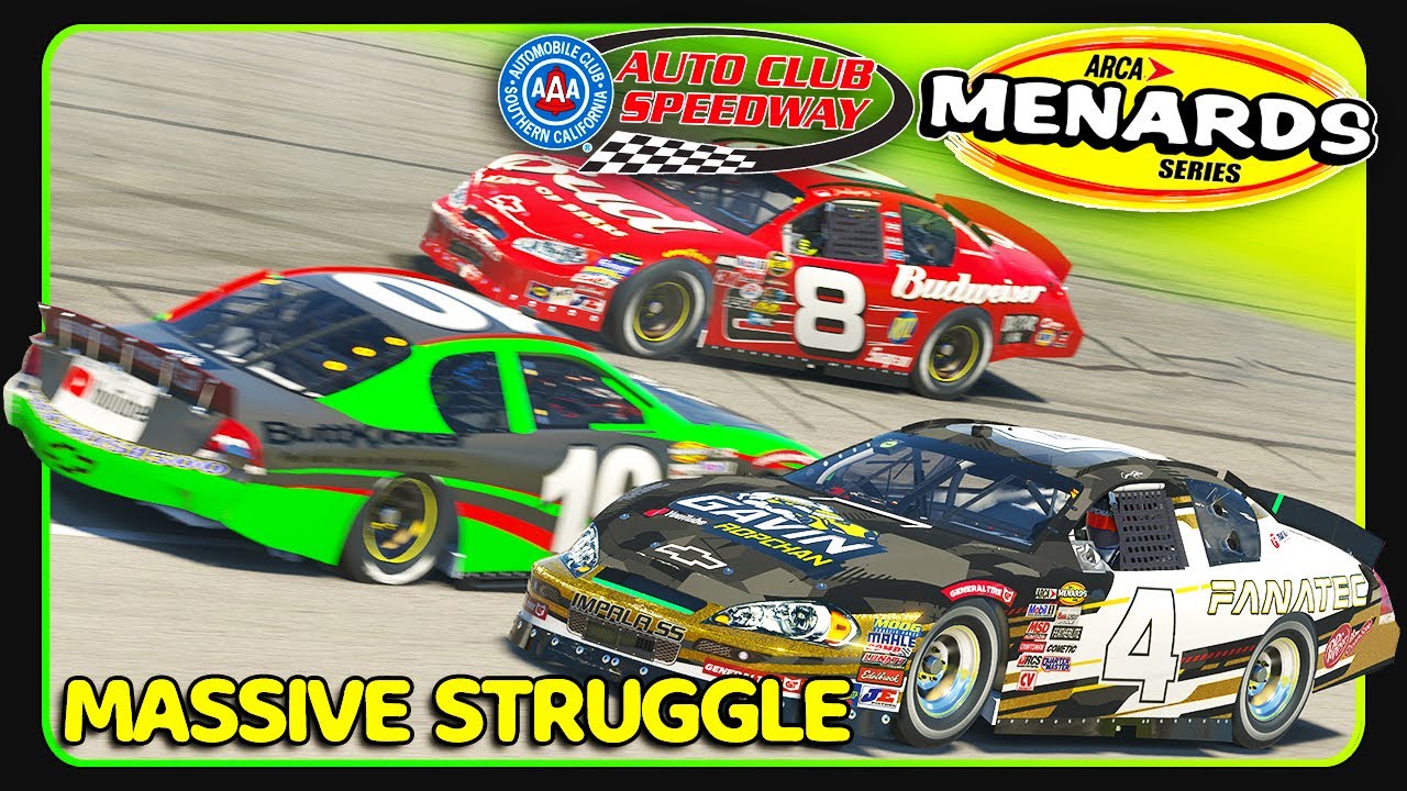 ARCA Menards - Auto Club Speedway - iRacing Oval