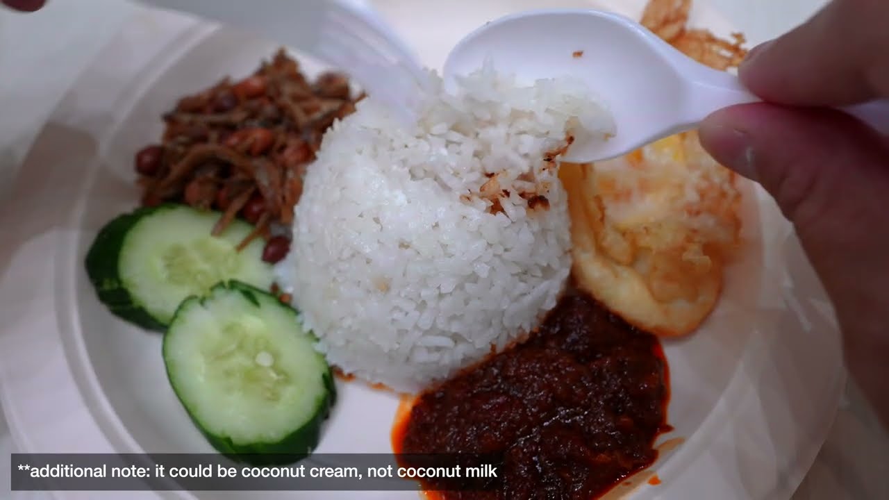 (SHORTS) Why basmati is the wrong rice for NASI LEMAK (and the problem with modern nasi lemak)