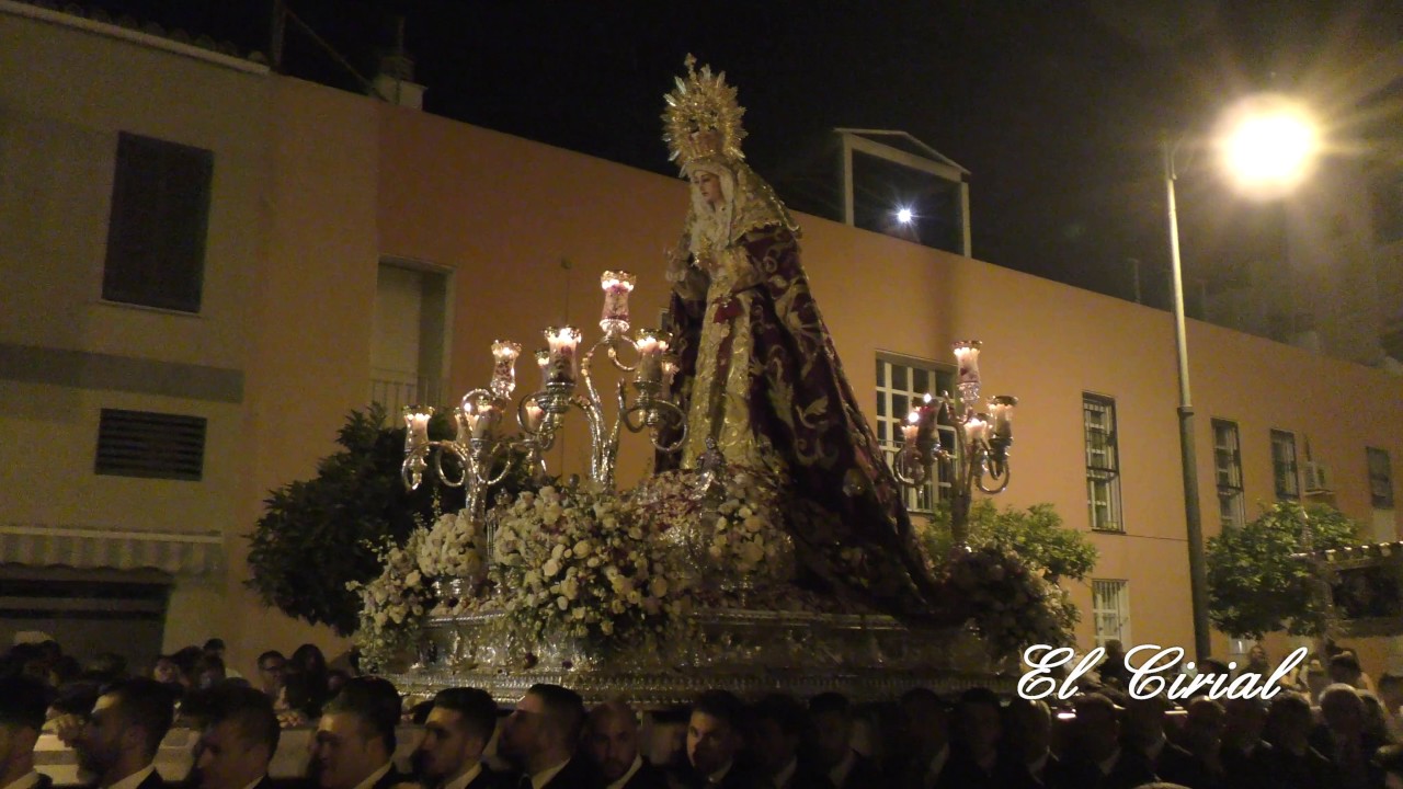 VIRGEN DE LA TRINIDAD MALAGA 2017 PROCESION GLORIOSA 4K
