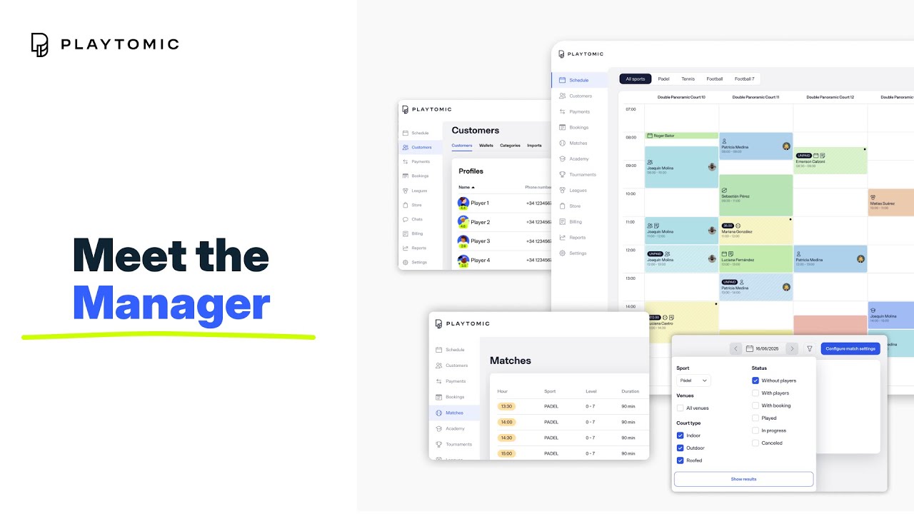 🇺🇸Transform your sports club management with Playtomic Manager 🚀
