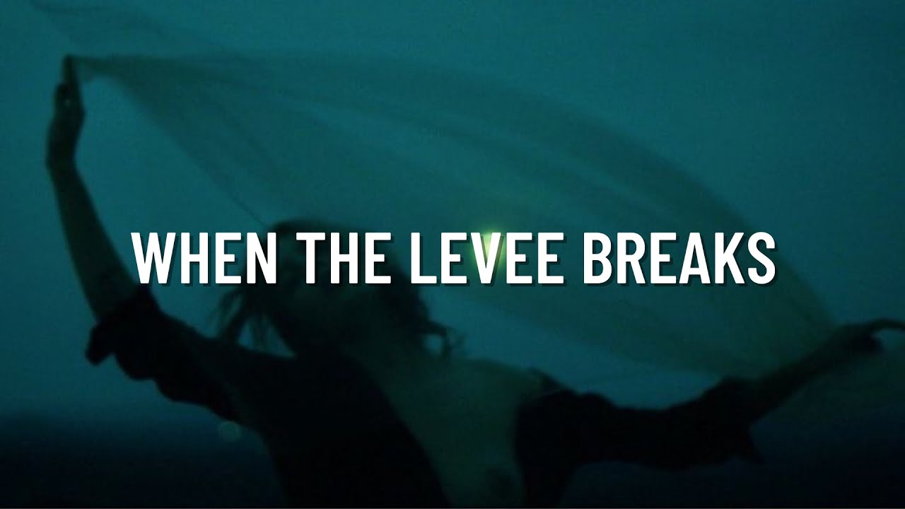 when the levee breaks | led zeppelin lyric video