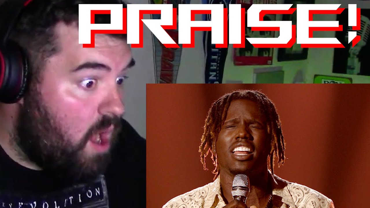 Singer first time reaction to Jamal Roberts on American Idol 2025 - Heal