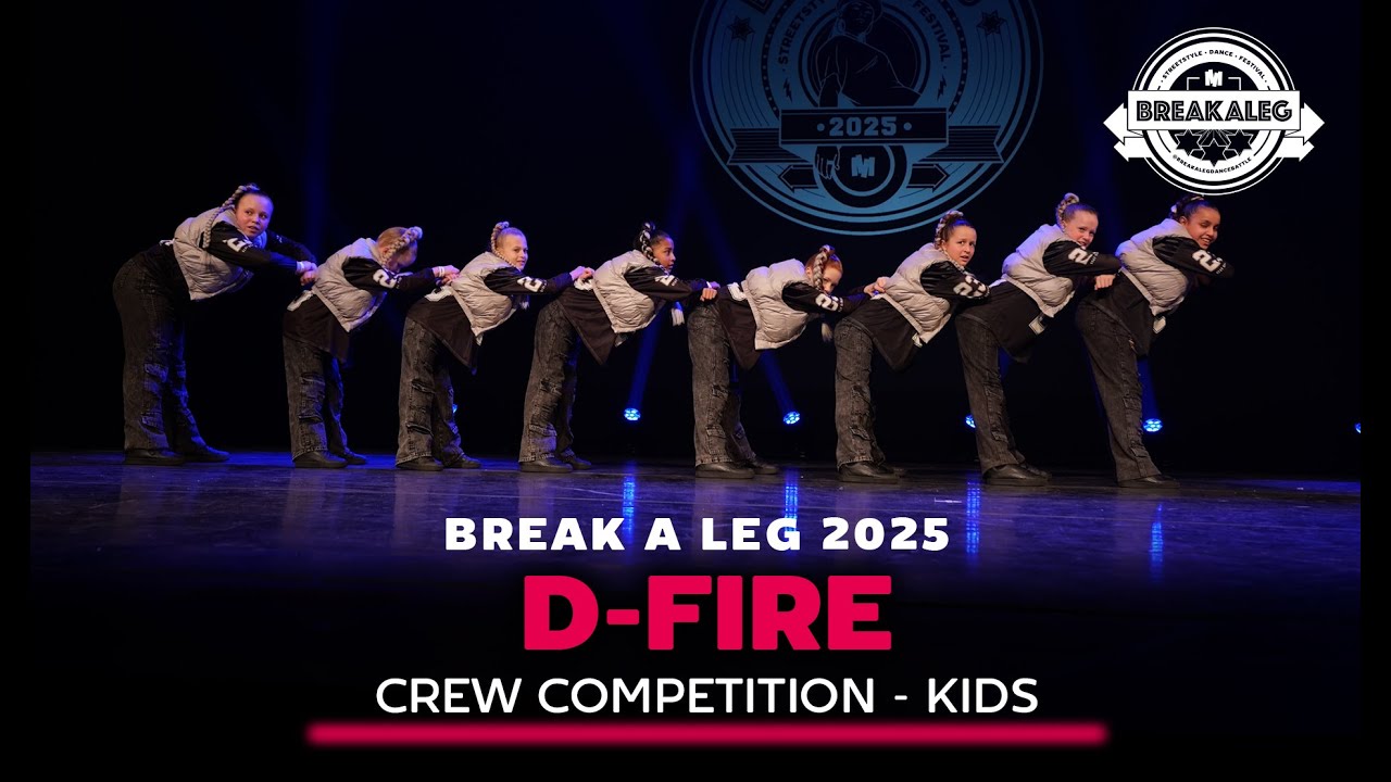 D-Fire by Danscentrum Delicious | BREAK A LEG 2025 | Kids | Meervaart | Crew Competition