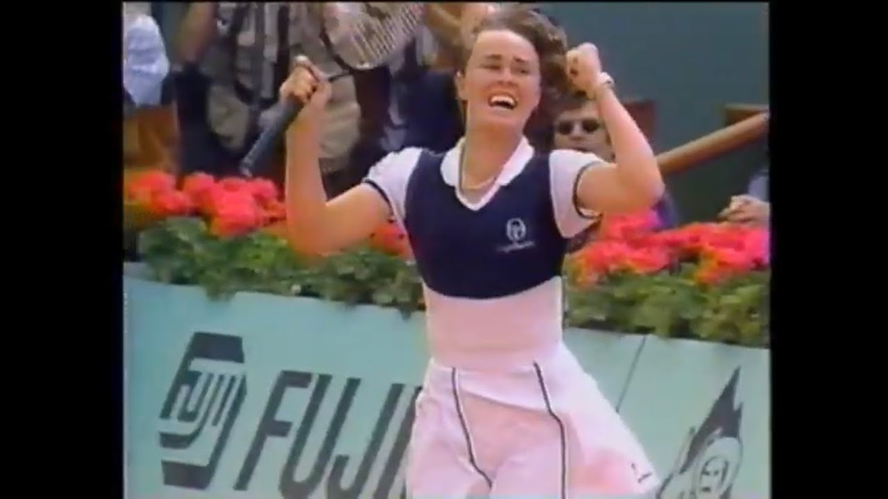 1997 French Open Semifinal -  Martina Hingis vs. Monica Seles -  June 5. 1997