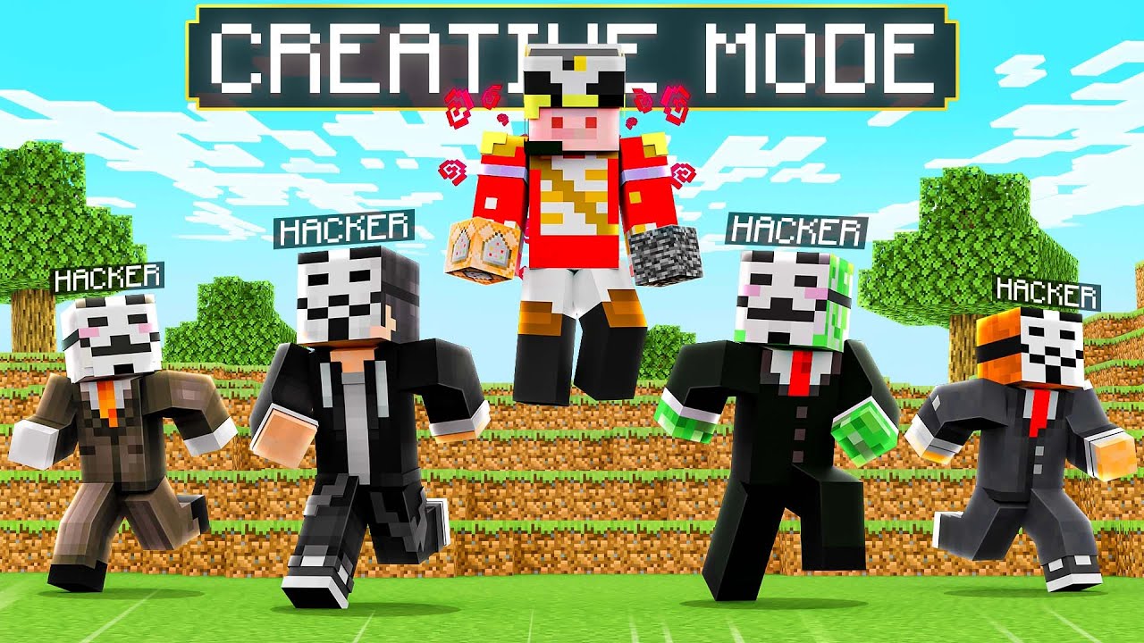 I Got CREATIVE in 'HACKER ONLY' Minecraft Server! [HACKER SMP 2]