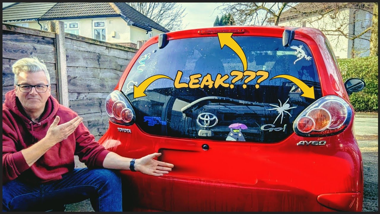 Fixing a leaky Toyota Aygo, fitting new rear light seals