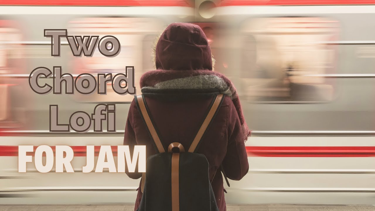 LoFi backing track for guitar | A major