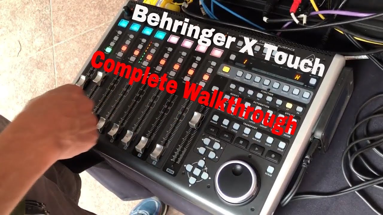 Behringer X Touch Control Surface | Complete walkthrough