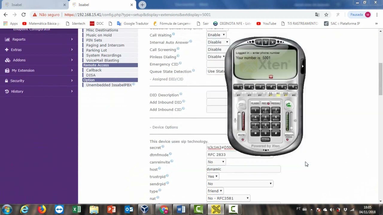 24 - ISSABEL/ELASTIX - Entroncamento SIP - PARTE 2 (final)