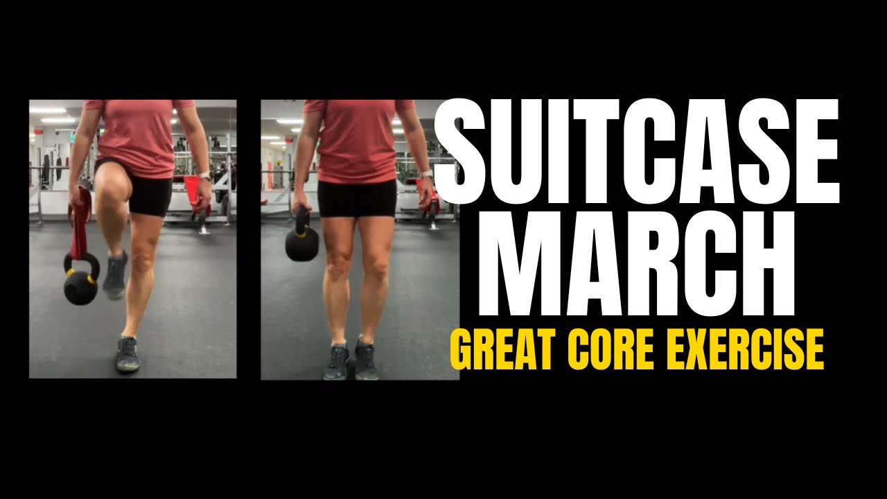Suitcase March (with or without band)- fantastic core challenge!