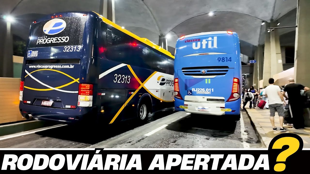 UMA RODOVIÁRIA DIFERENTE OU RIDÍCULA?? MOVIMENTO DE ÔNIBUS NA RODOVIÁRIA DE VOLTA REDONDA/RJ