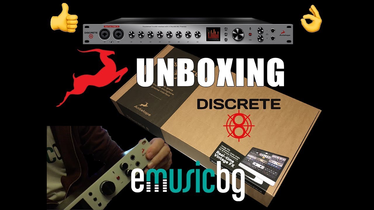Antelope Audio Discrete 8 Unboxing