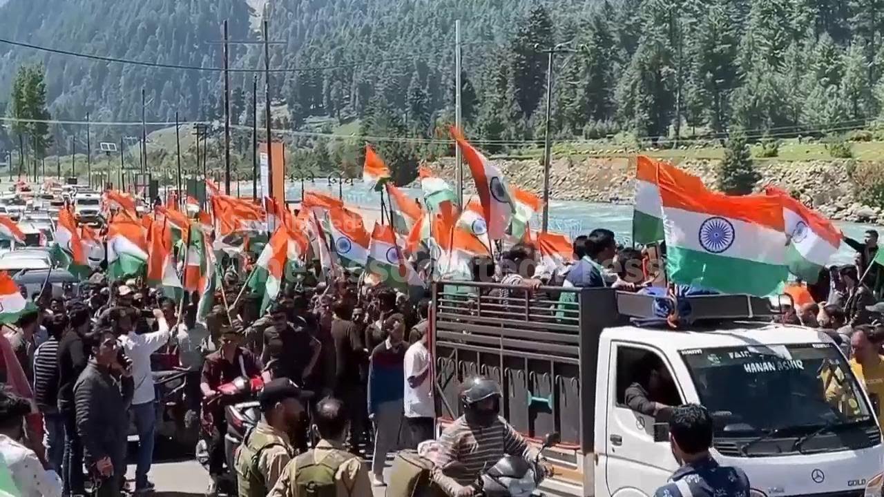 Hundreds join rallies across Indian-controlled Kashmir to show support for armed forces
