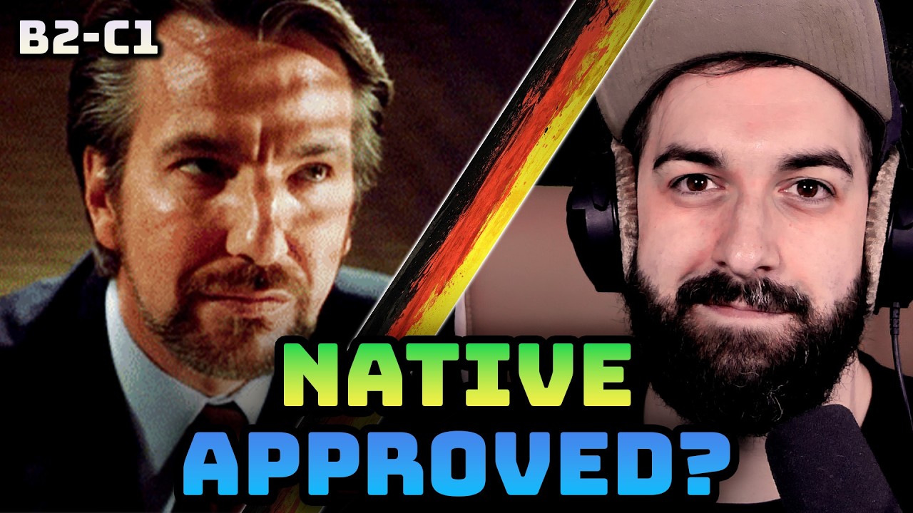 German Reacts to Alan Rickman’s German in Die Hard: Accent & Lines Explained (B2–C1)