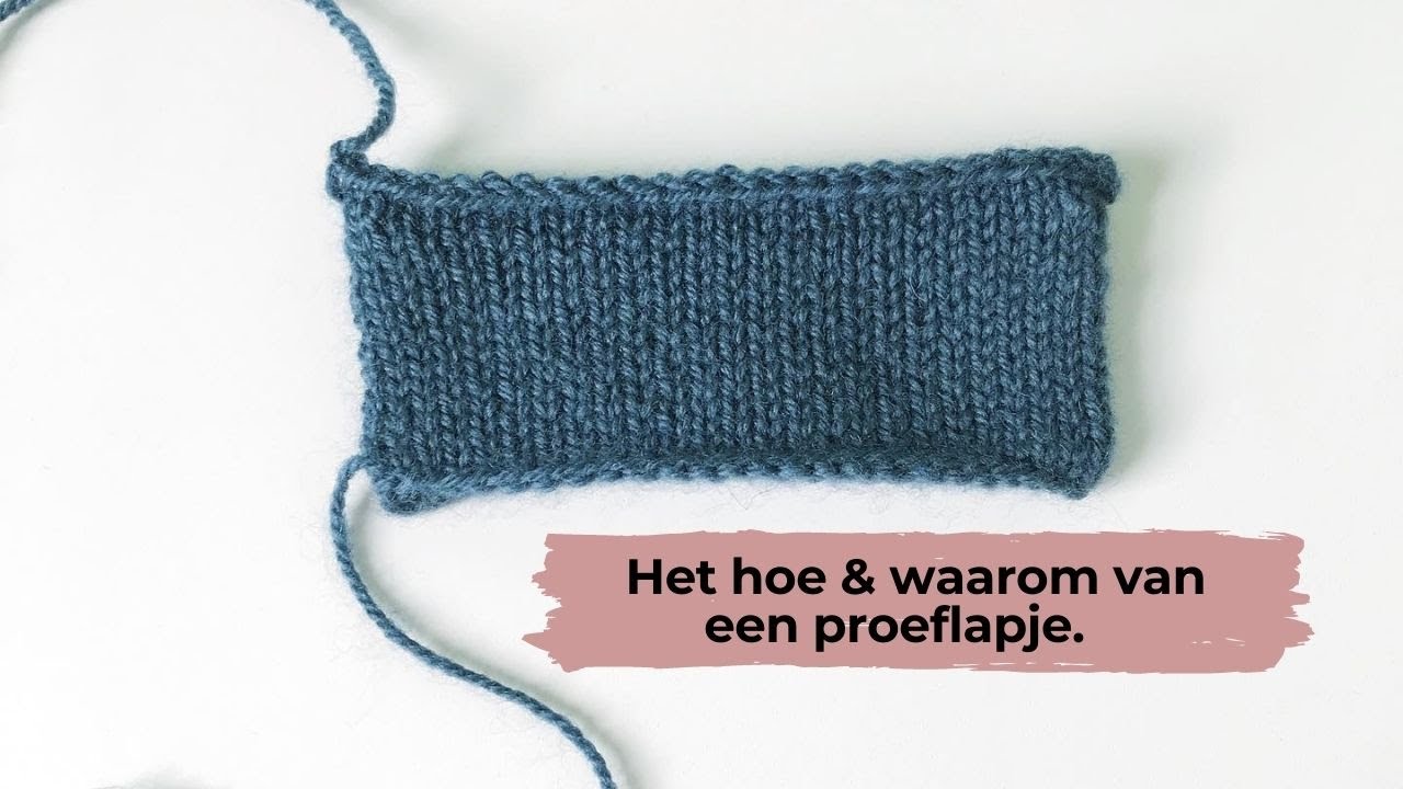 Proeflapje breien en je gauge (steekverhouding) bepalen