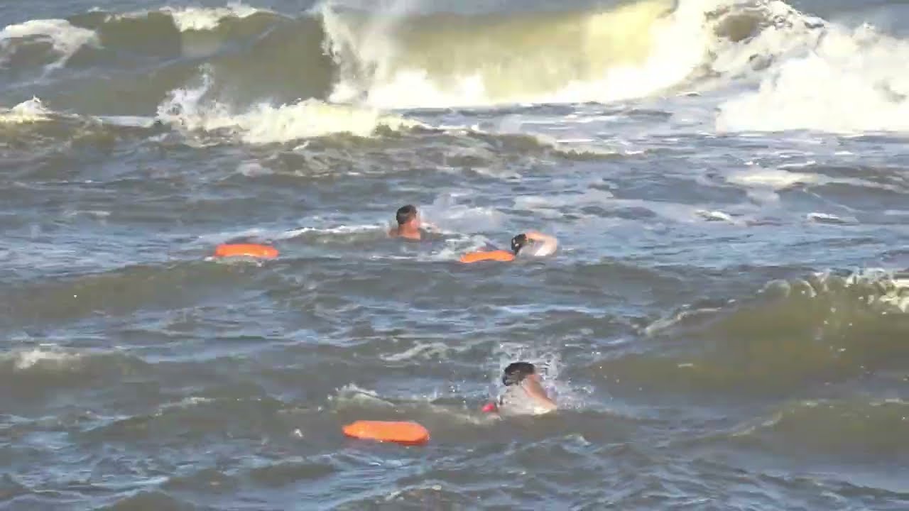 Rescate 13 de enero de 2024, 137 y playa, Villa Gesell
