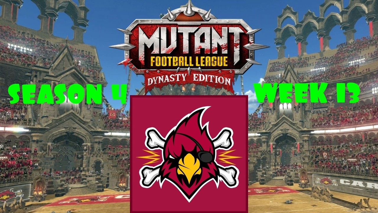 Mutant football league - Sins dynasty - season 4 week 13 @ Mile High Chronic