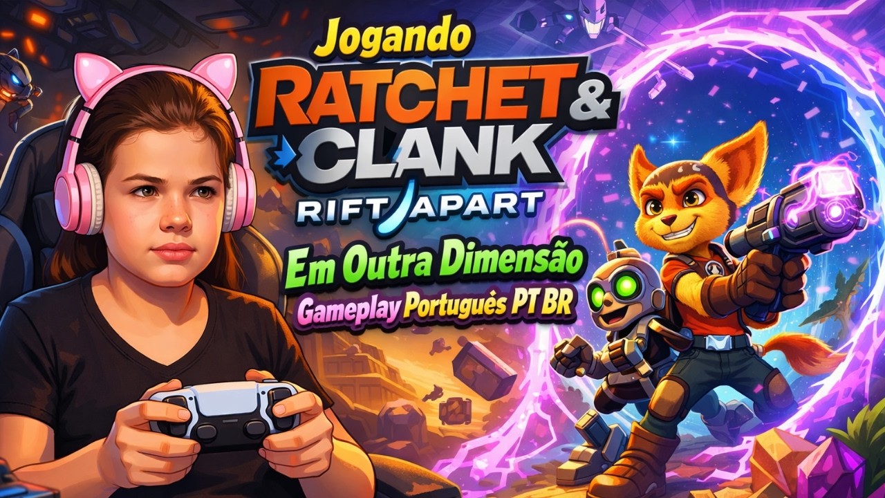 Jogando RATCHET & CLANK RIFT APART Em Outra Dimensão Gameplay Português PT BR Exclusivo 2k PS5 ep 07