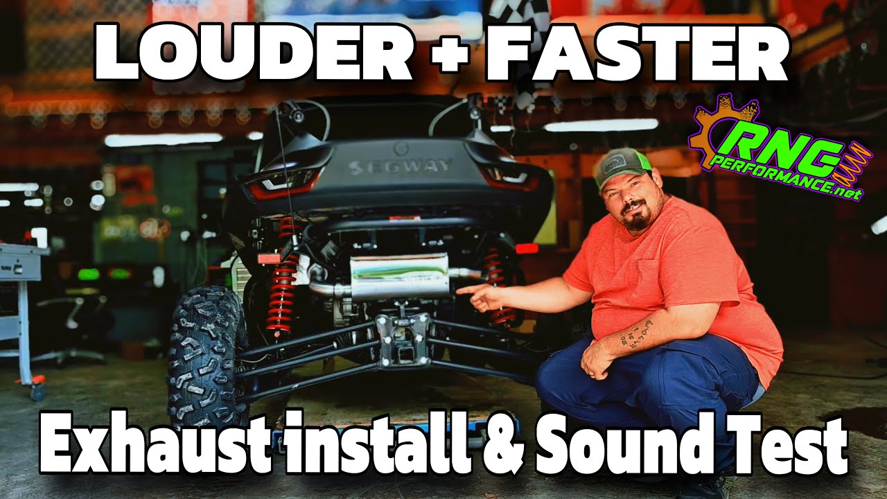 How to Install a Treal Performance Vader Exhaust on Segway Villain | Step-by-Step + Sound Test!