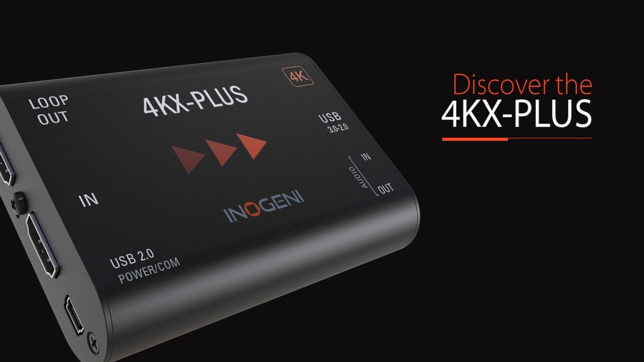 4KX-PLUS - Convert Ultra HD to USB 3.0 with HDMI loop for BYOM application - Cisco Webex Compatible