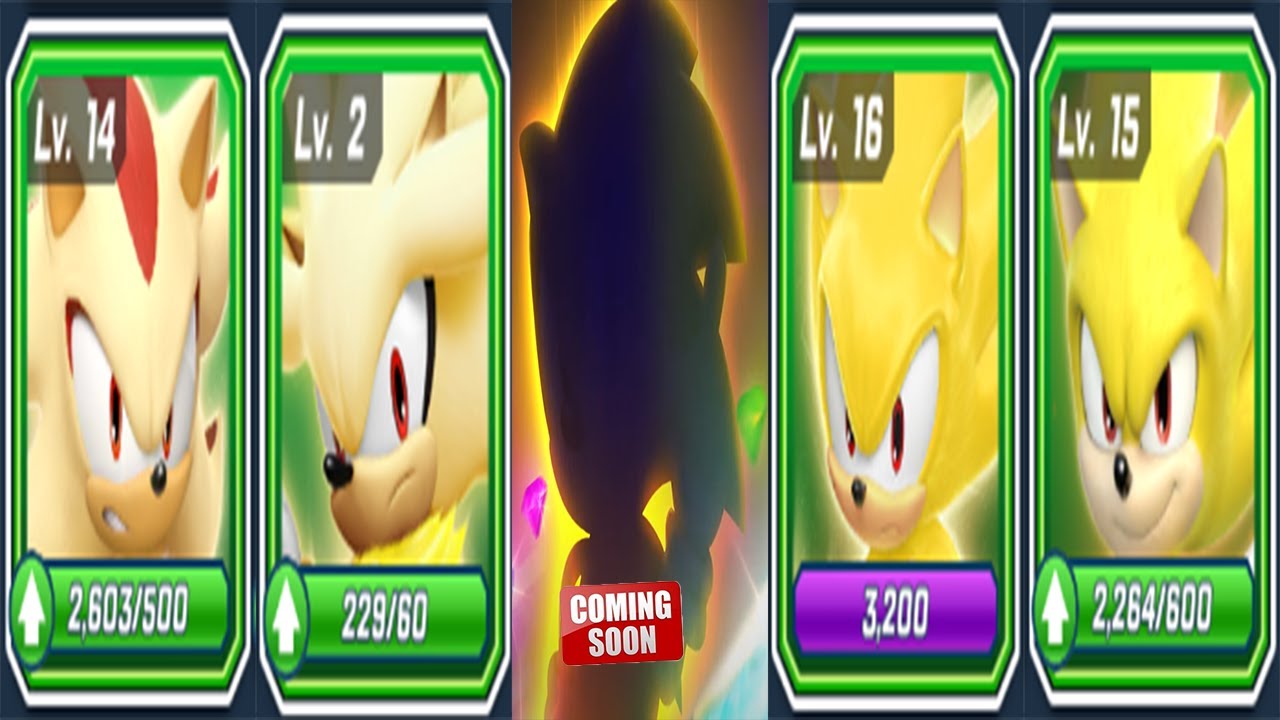 Sonic Forces Mobile - All Super Runners Battle - Super Classic Sonic New Character Coming Soon Game