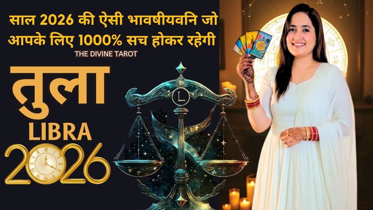 तुला राशि 2026 की बड़ी भविष्यवाणी जो सच होकर रहेंगी | TULA Rashi 2026 | LIBRA | THE DIVINE TAROT