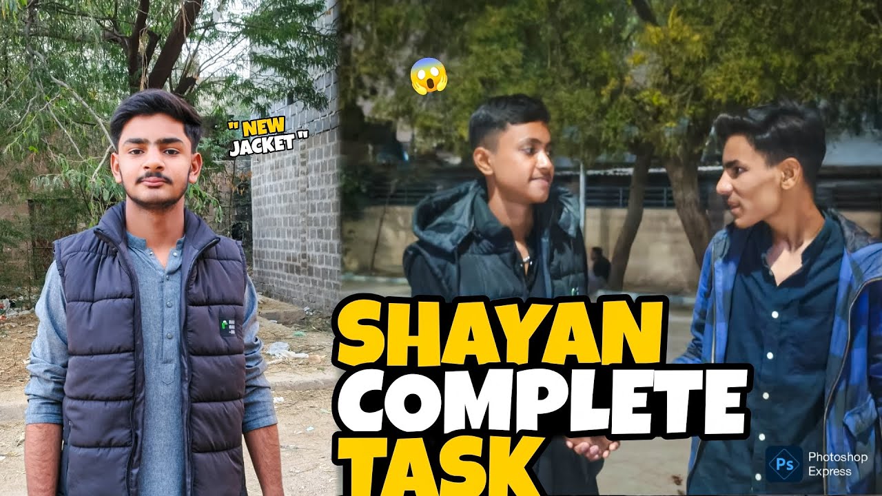 Shayan na Kal task leya nahi Aaunga Bahir 😱or wo nahi aaya😯 AJ mulakat Hui ha shayan sa ☺