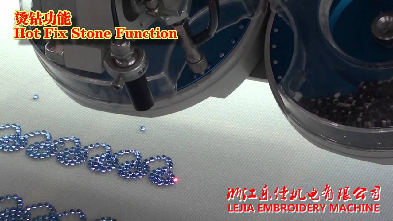 LEJIA Hot Fixed Stone Embroidery Machine
