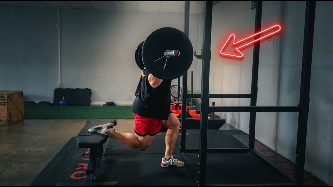 SENTADILLA BÚLGARA CON BARRA – TÉCNICA CORRECTA, BENEFICIOS Y ERRORES COMUNES