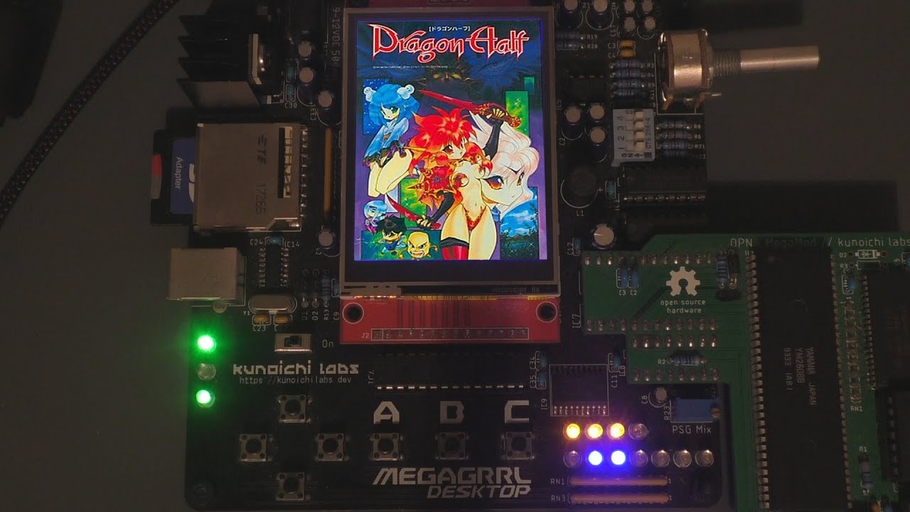 Dragon Half Full OST (PC-98, YM2203 / OPN Hardware Rip)