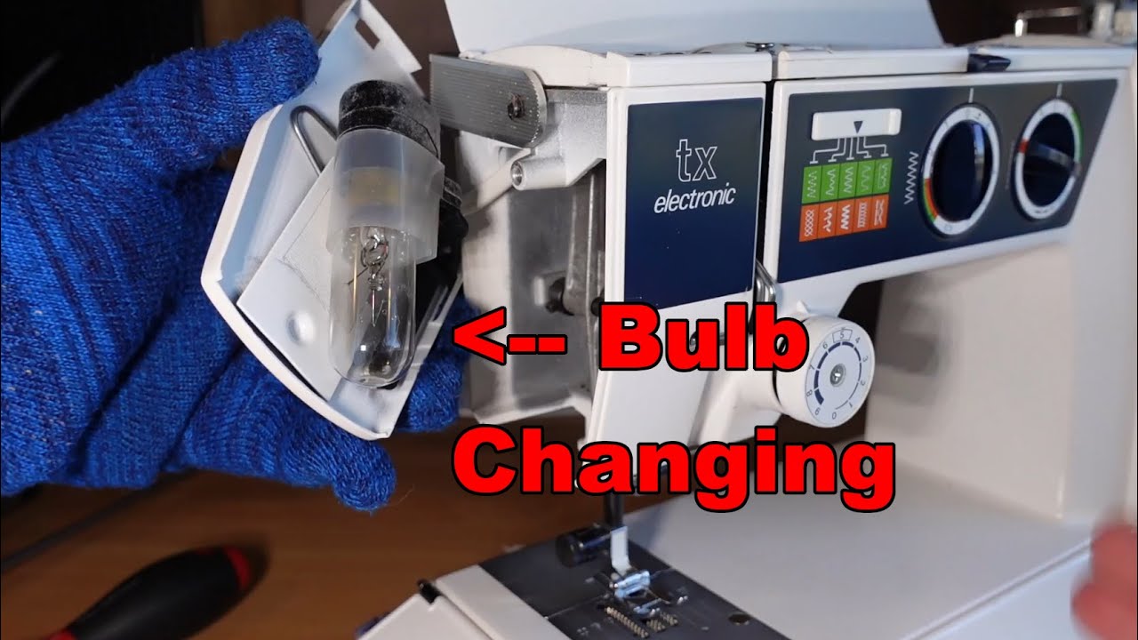 elna Lotus - Trouble Changing Your Light Bulb? A Common Problem and Fix.