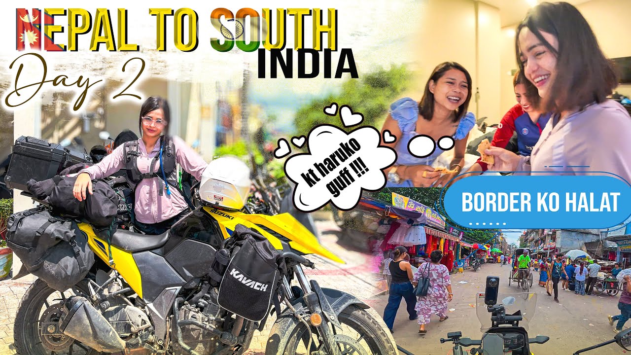 REACHED BIHAR PURNIA 😳NEPAL TO SOUTH INDIA RIDE - DAY 2