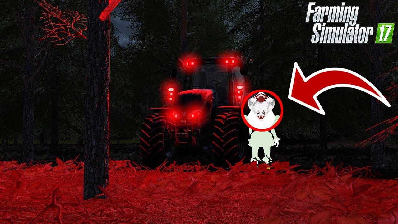 HALLOWEEN - Der HORROR Traktor und Grusel Clown im finsteren Wald vom LS17 ! 🎃🤡