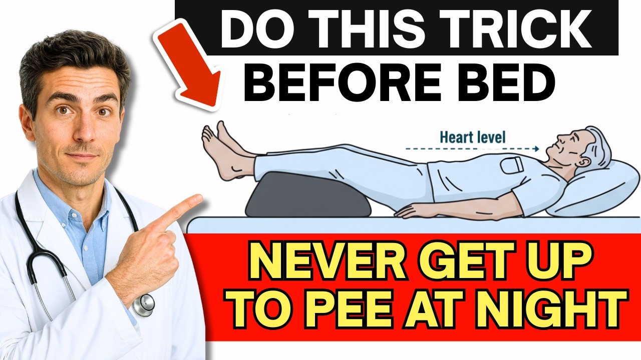 Urologist: STOP WAKING TO PEE AT NIGHT — DO THESE 4 STEPS BEFORE BED