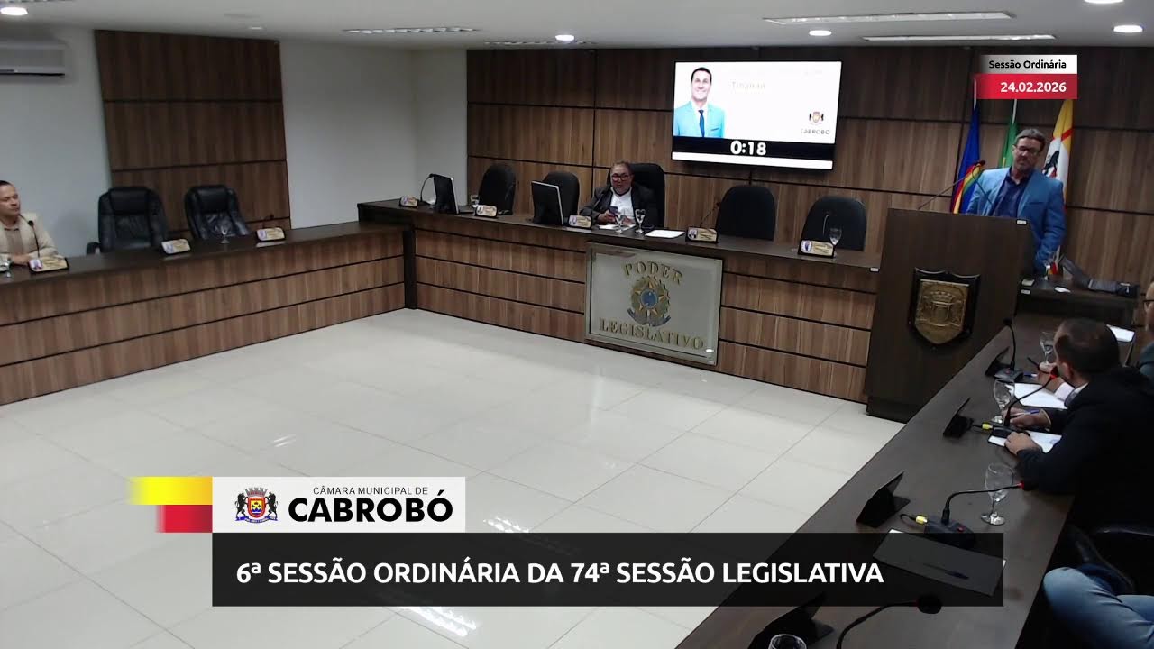6ª SESSÃO ORDINÁRIA DA 74ª SESSÃO LEGISLATIVA - parte 3